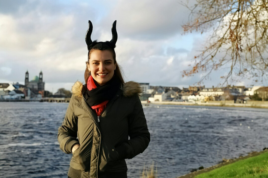 Portrait of Danish female news editor