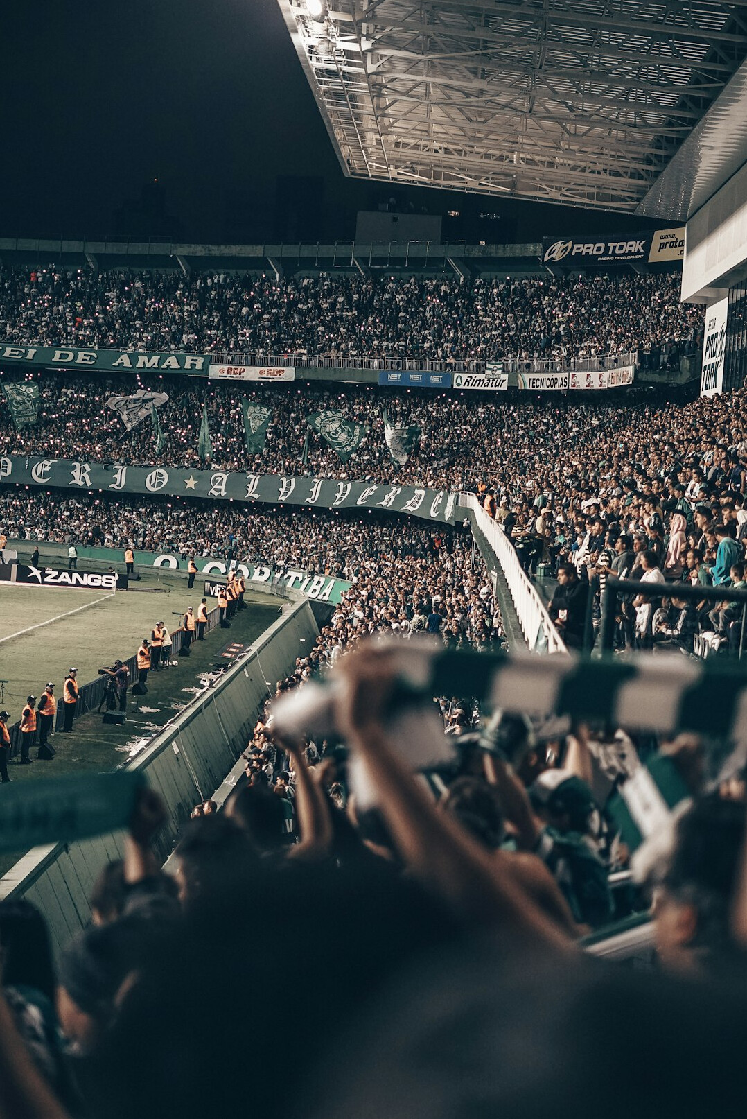 crowd at football stadium