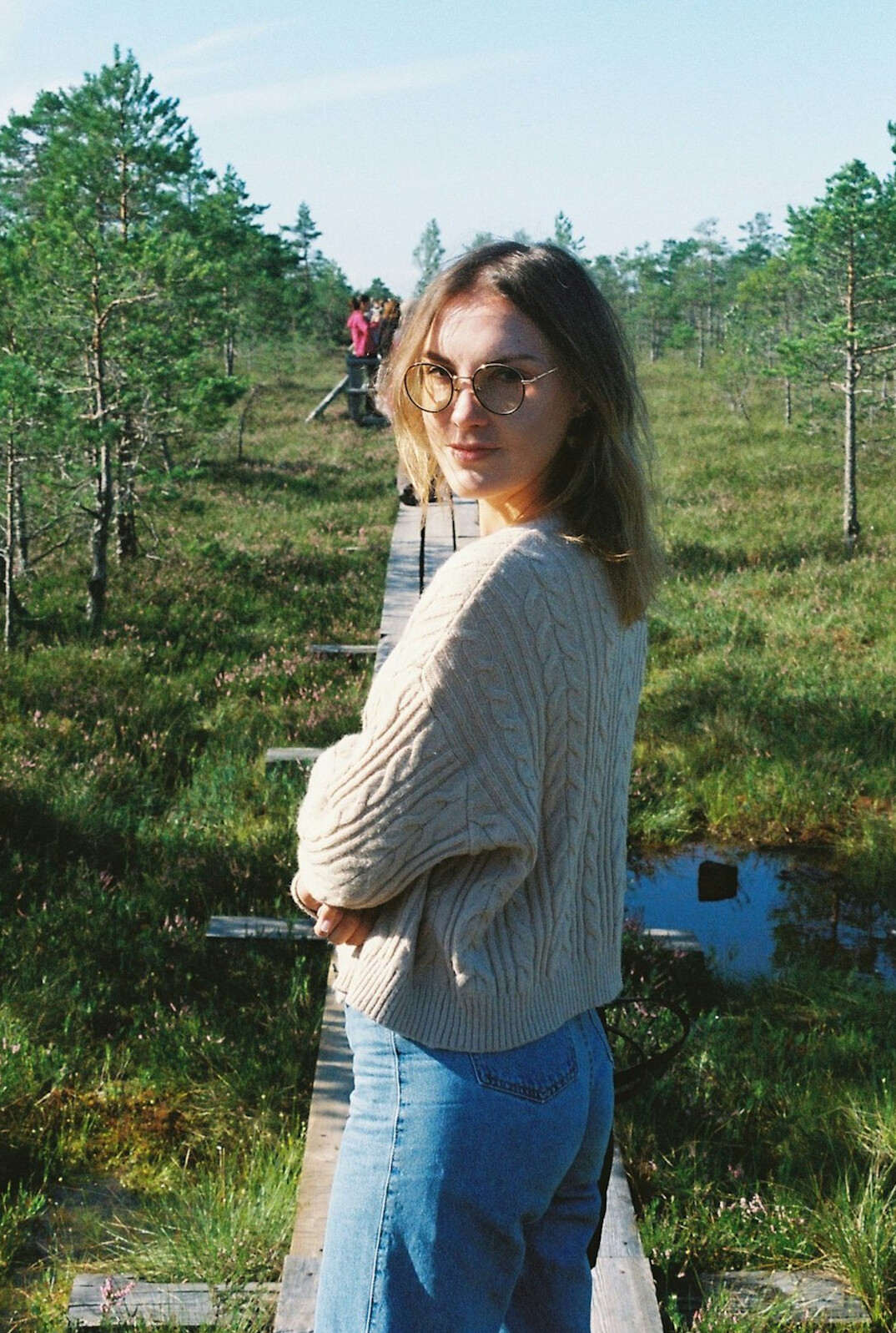 Portrait of Danish female editor-in-chief